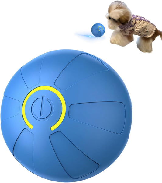 Smart Interactive Dog Toy Ball – USB Rechargeable, Automatic Bouncing & Shaking for Small to Large Dogs (Blue