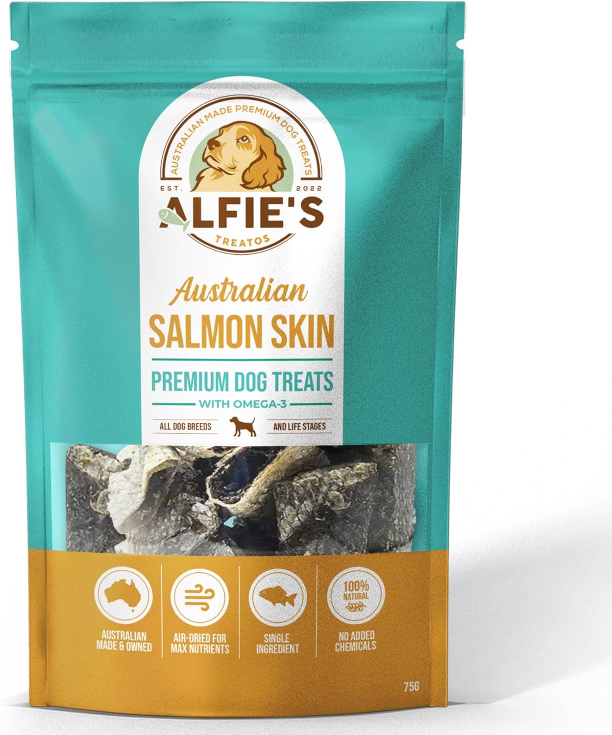 Alfie’s Australian Salmon Skin Treats