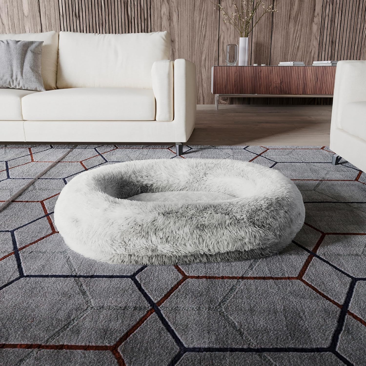  Lumewave Calming Donut Dog Bed
