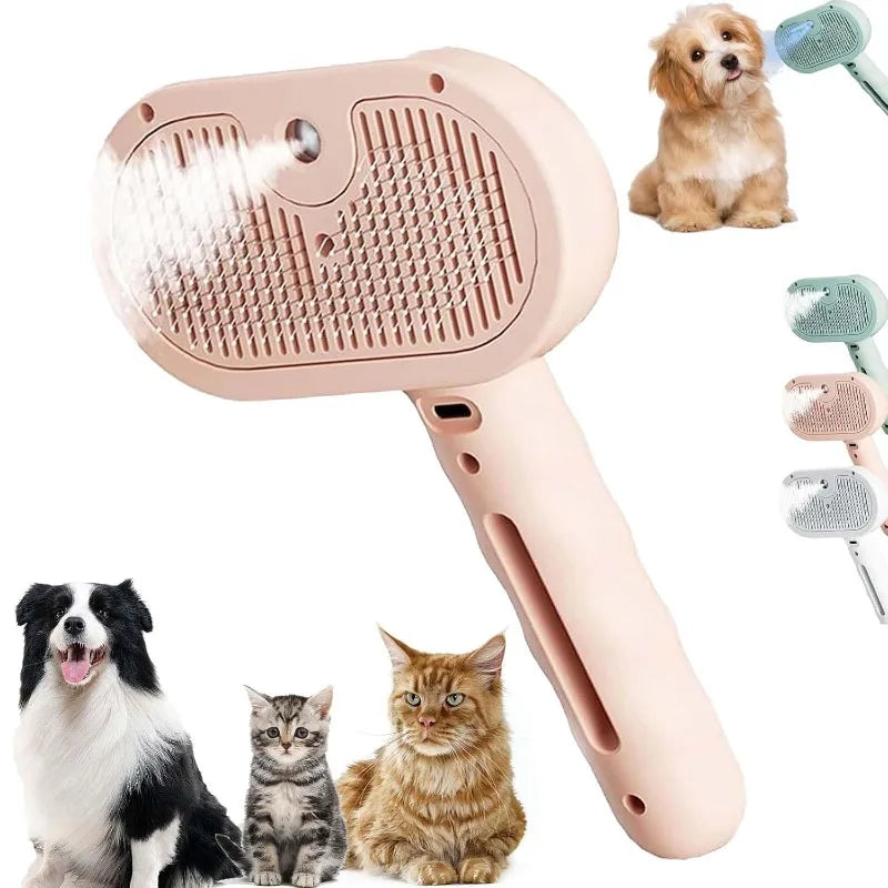 Steam Brush for Dogs & Cats Fresh - Fur Shower Brush Lettuce 