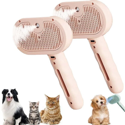 Steam Brush for Dogs & Cats Fresh - Fur Shower Brush Lettuce 