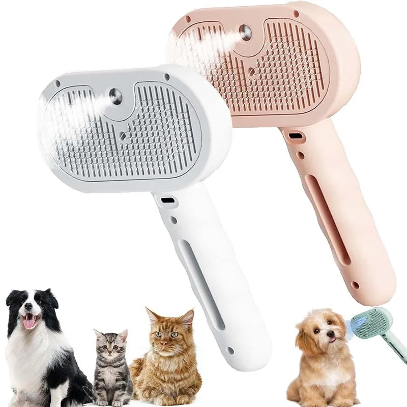 Steam Brush for Dogs & Cats Fresh - Fur Shower Brush Lettuce 