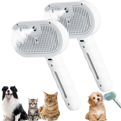 Steam Brush for Dogs & Cats Fresh - Fur Shower Brush Lettuce 