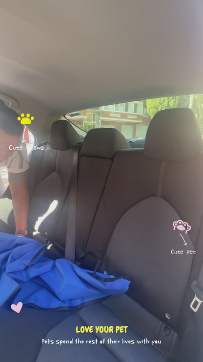 PoochLife™ Backseat Protector – No Mess, No Stress